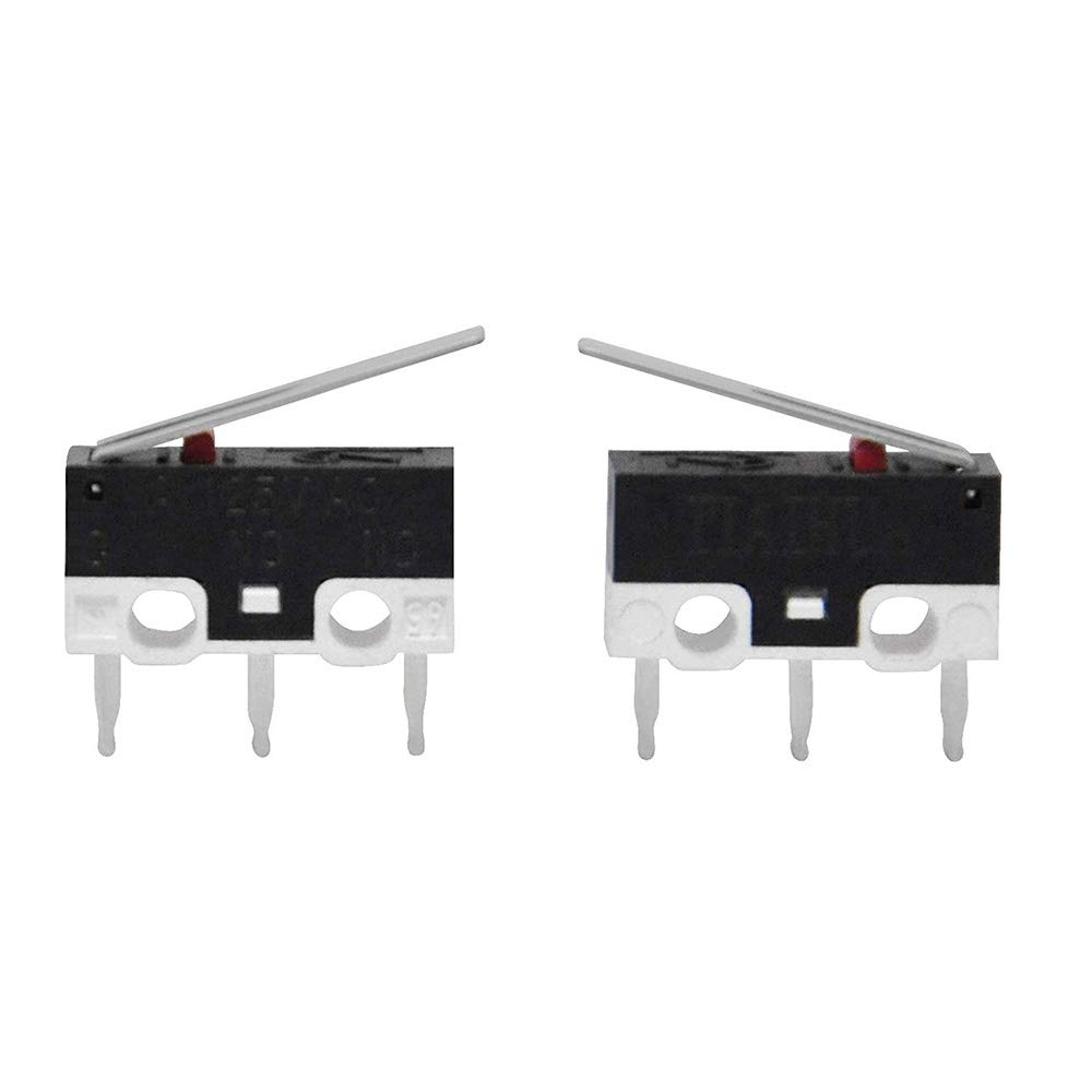 50pcs Micro Interrupteurs Limite Momentanés NO+NC 1A 125V AC - Charnière Pour Arduino Électronique