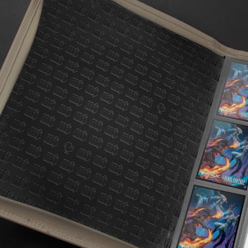 Image of Ultra PRO - Final Fantasy x Universes Beyond Cloud, Ex-SOLDIER 9-Pocket Premium Zippered PRO-Binder for Magic: The Gathering | TCG Card Collector Album, MTG Binder, Final Fantasy Card Binder