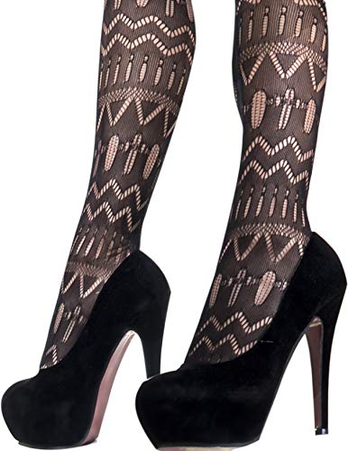 Image of ICONOFLASH Women's Patterned Fishnet Stocking Tights