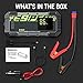 YESPER Car Jump Starter, 3000A Peak Jump Starter Battery Pack 100W Fast Charging 12V Car Battery Charger Jump Starter Portable(Up to 10.0L Gas or 8.0L Diesel Engine, 60X) Jumper Box