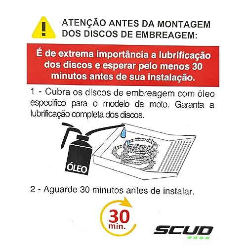 kit embreagem completa cg titan fan bros150 Scud