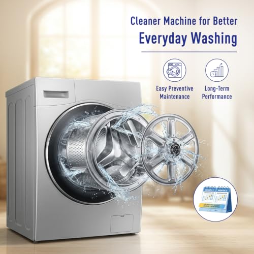 Image of Amazon Brand - Presto! Washing Machine Descaler Liquid | 200ml | Cleaning Liquid For Front & Top Load Washing Machines | Limescale Deposit Remover | Restores Machine Performance