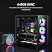 Auotac 850W Fully Modular Power Supply, 80+ Gold Certified PSU, ATX 3.1 & PCIe 5.1 Ready, 12V-2x6 Native Connector, 140mm RGB Low-Noise Smart Fan, 105℃ Japanese Capacitors, Black