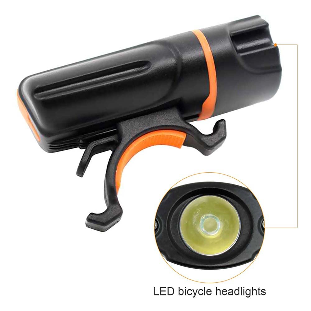 Luz LED para Bicicleta, Juego de Luces Delanteras y traseras superbrillantes, Linterna para Ciclismo, lámpara Recargable por USB y Accesorios.