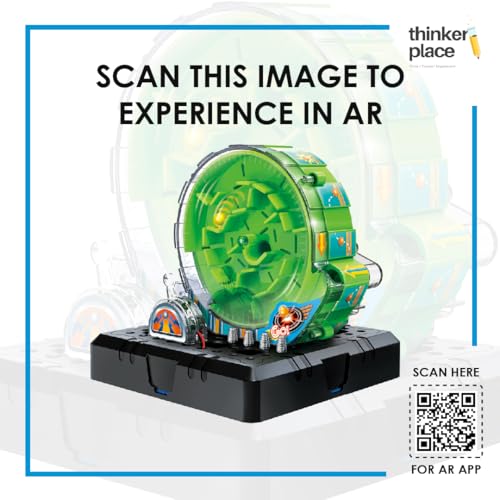 Image of Spiral Running Maze DIY Kit | Build, Learn & Play | STEM Toy for Kids Age 8+ | Explore Permutations & Combinations with AR Experience | Fun Educational Game