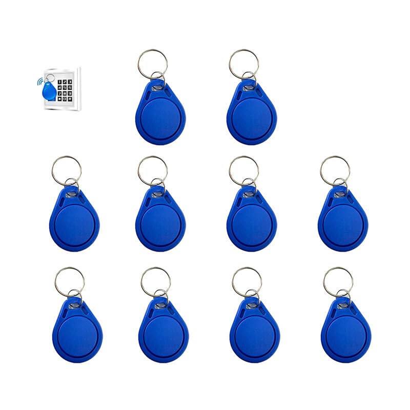 Paquete de Tags NFC con chip NTAG215 y 540 bytes de memoria para accesos directos de iOS, aplicaciones de Android y Amiibo, Tags RFID versátiles para llaveros y automatización del hogar (Azul)