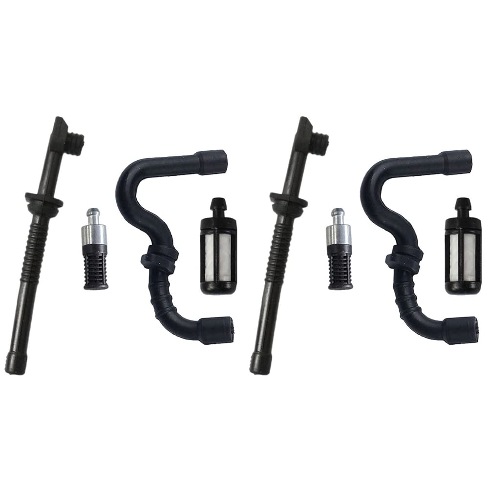 Jnchdghwa Black 2X Line Oil Line Oil Filter For Chainsaw Ms 180 017 018 Ms170 Ms180 Chainsaw