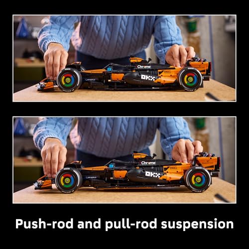 Image of LEGO Technic McLaren MCL39 F1 Car Building Set for Adults - Room or Office Decor for Men & Women, Ages 18+ - Gift for Birthdays - Authentic Details - 42228