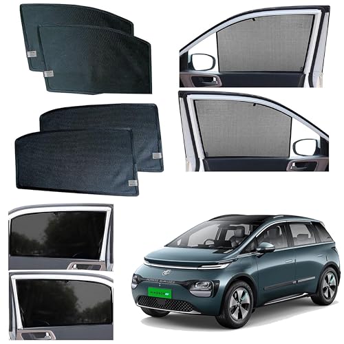 Image of WolkomHome Car Accessories Fix Curtain Window Shades Half Curtains Sunshade for Windsor