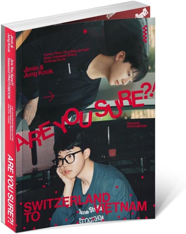BTS JIMIN JUNGKOOK マスター制作フォトブック JIMIN x JUNGKOOK [Are You Sure?!] PHOTOBOOK : Amazon.ca: Home