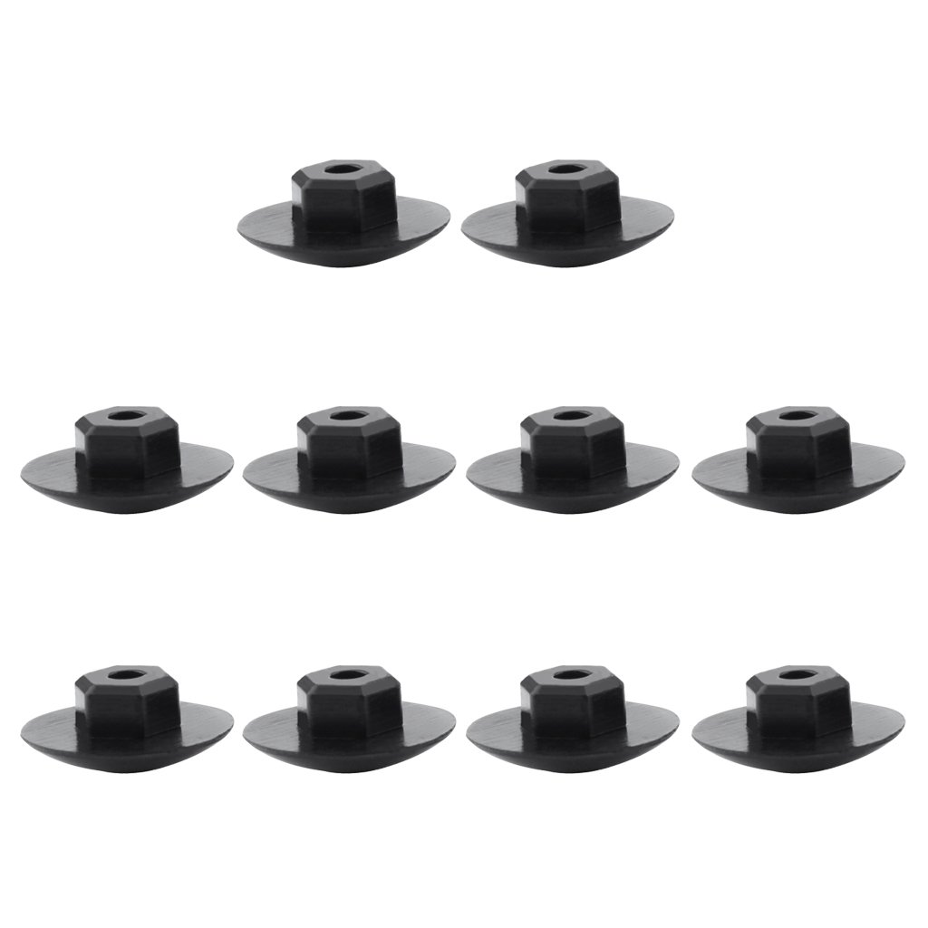 MagiDeal 10pcs Rubber Waterproof Dustproof Bike Headset Cover Screw Caps