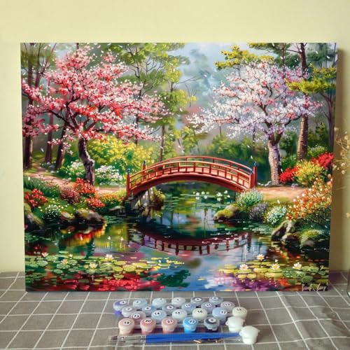Aihonmin Flower Blossom Tree Paint by Numbers