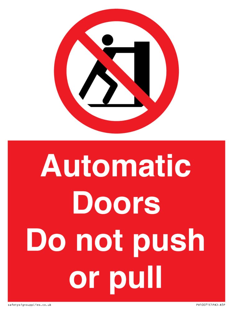 Viking Signs MA5724-A5P-V cartello This Door Is Only To Be Used In The