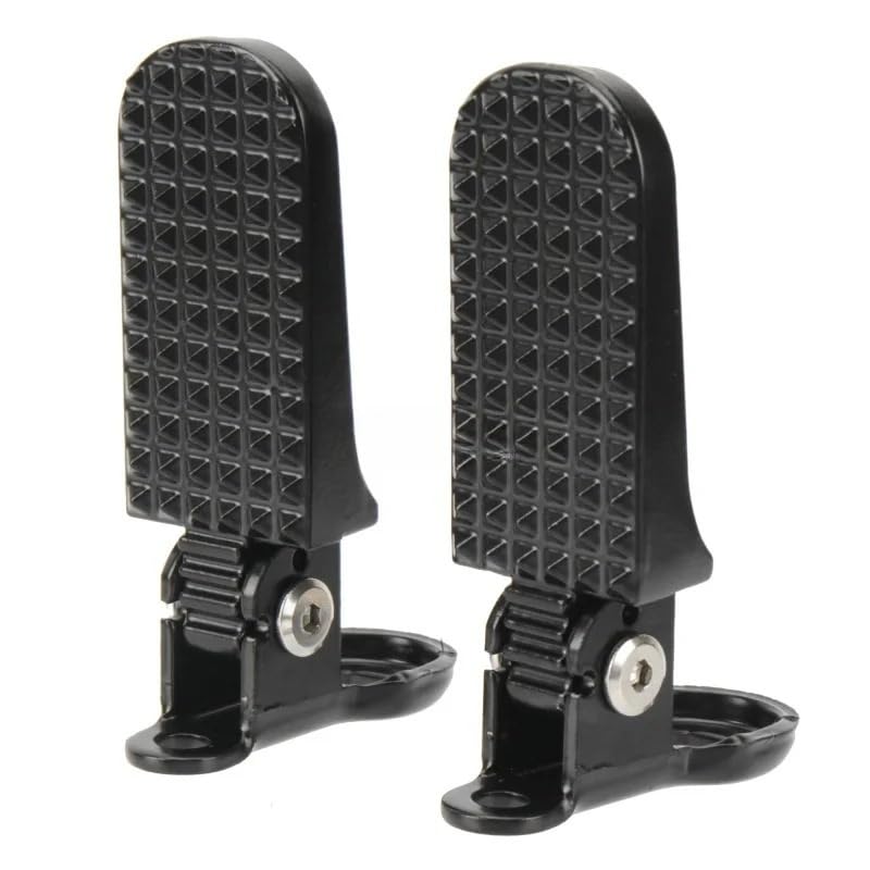Pédales de selle arrière pliables pour vélo et moto avec repose-pieds