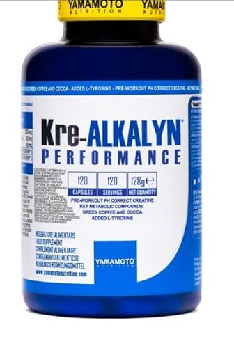 Kre Alkalyn Performance 120 compresse - creatina alcalina tamponata - Senza Glutine e Senza Lattosio- vegano