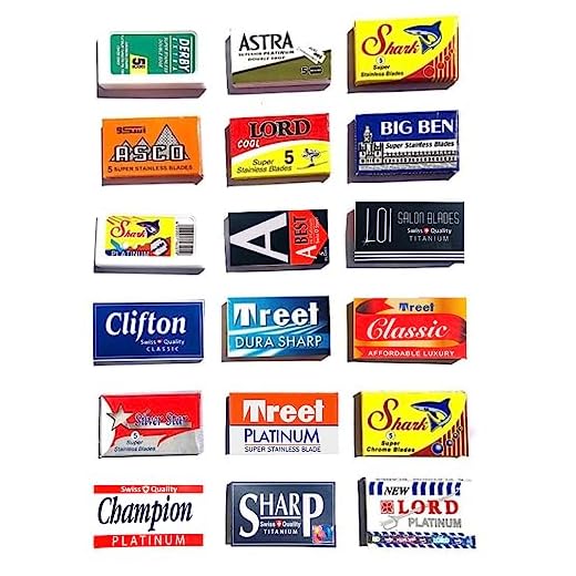 Astra-Derby-Shark-Lord-Treet-Voskhod-Rapira 100 Quality Double Edge Razor Blades Sampler (18 different brands)