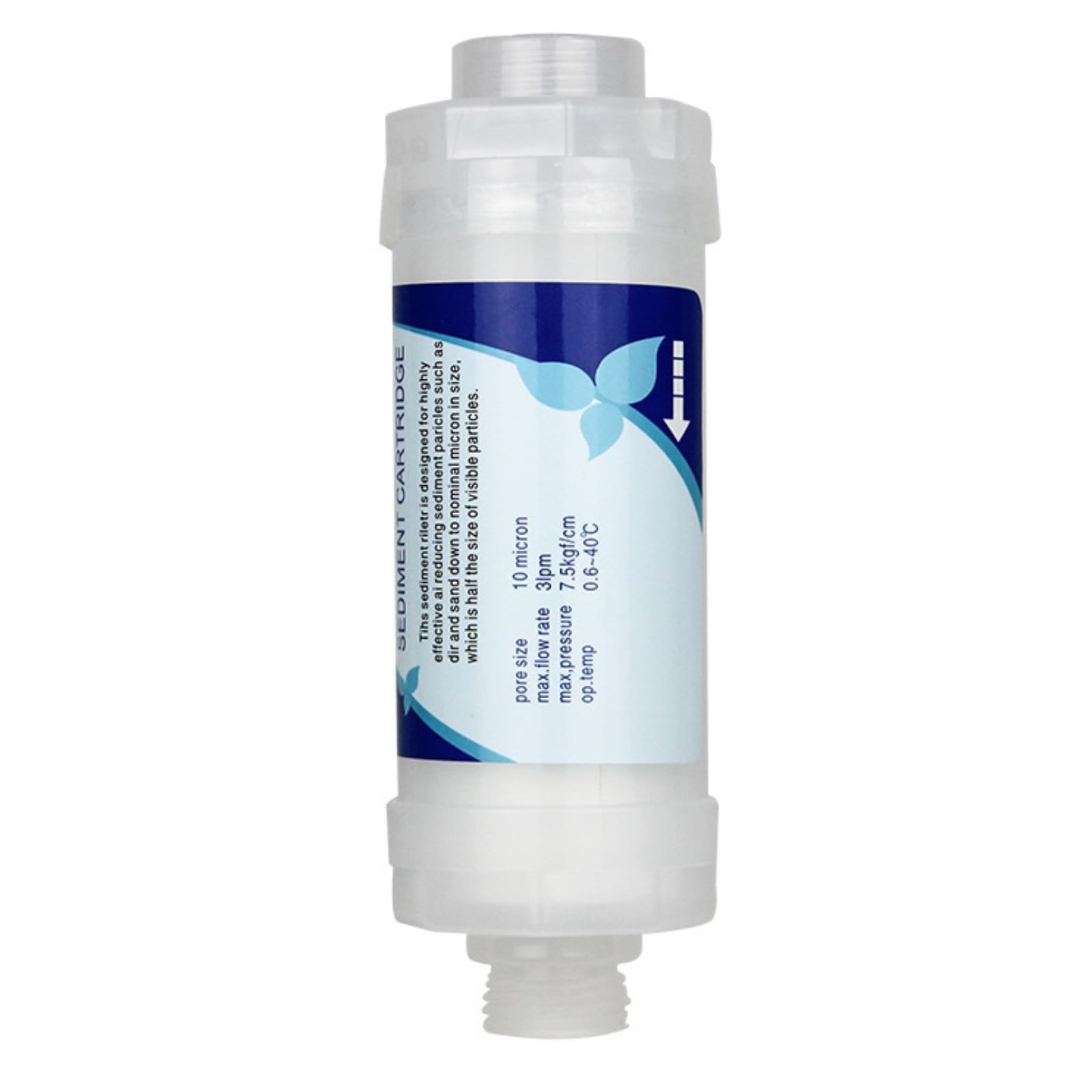 Shower Filter for Hard Water Shower Filter, ZCXSHKA High Precision Universal Shower Water Filter, 5 Micron PP Cotton Cartridge Reusable Bathroom Bathtub Shower Head Filter