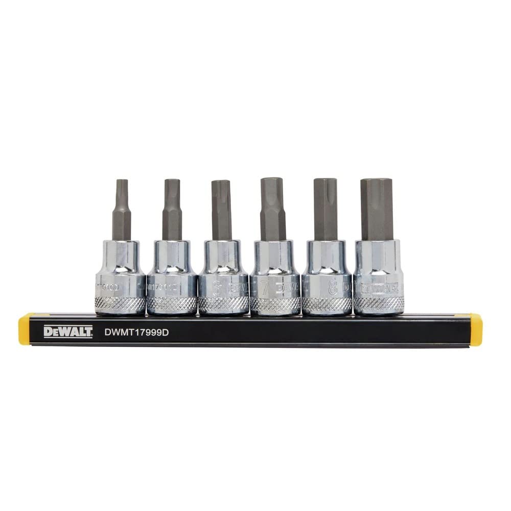 DEWALT Napęd 3/8, zestaw gniazd sześciokątnych MM, 6 szt. (DWMT17001)