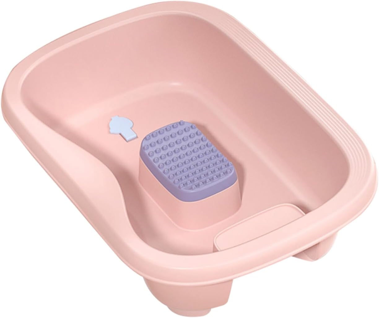 minkissy Portable Shampoo Basin for Hair Washing Bedside Hair Washing Tray for Elderly Pregnant and Disabled Comfortable Design Curved Neck Support Easy to Use and Clean
