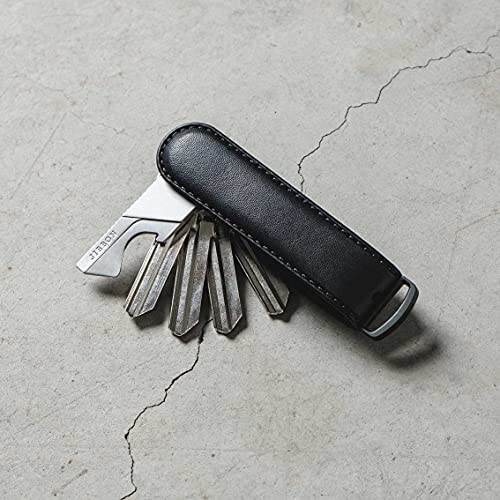 Jibbon-Italian-Premium-Leather-Key-Organizer-Stylish-Key-Holder-with-Marine-Grade-316-Stainless-Steel-Compact-EDC-Keychain