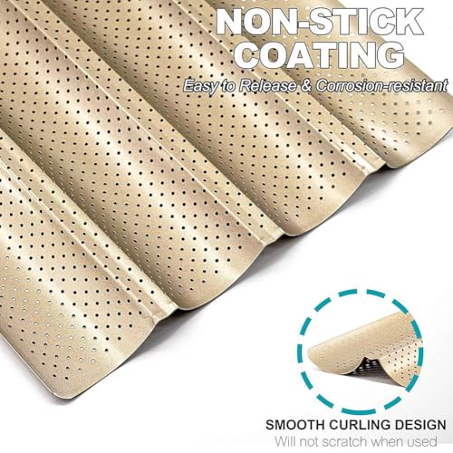 Molde para pan con acabado premium antiadherente y estructura perforada para alta cocina 3
