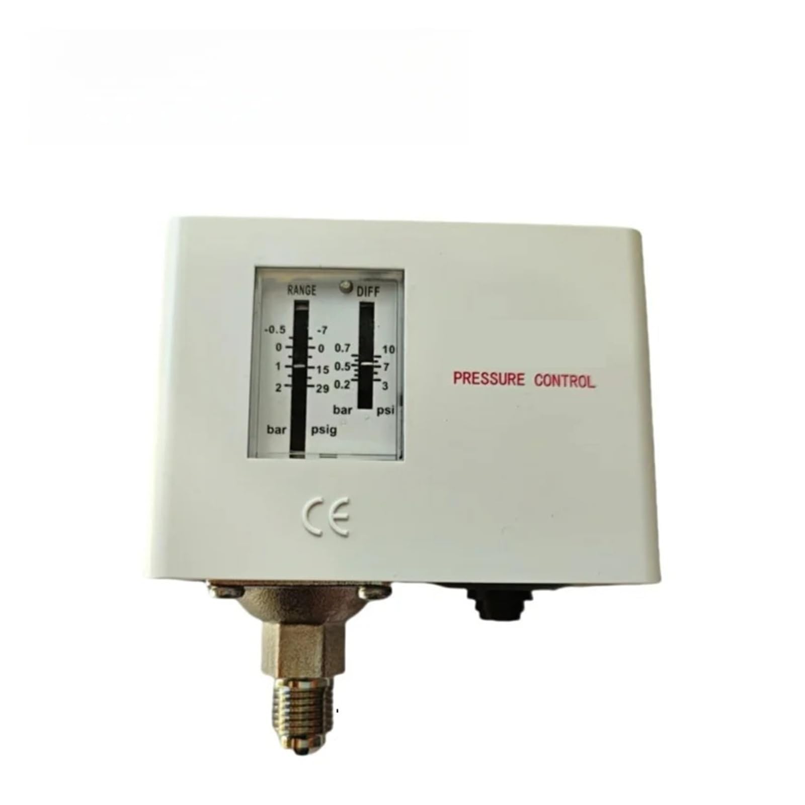 Przełącznik Ciśnienia 125V/250V 2-42 Bar for Sterownik Kocioł Oleju Wody Parowej dla Systemy Chłodzenia LF55(Lf5503-0.5-3 Bar,13mm)