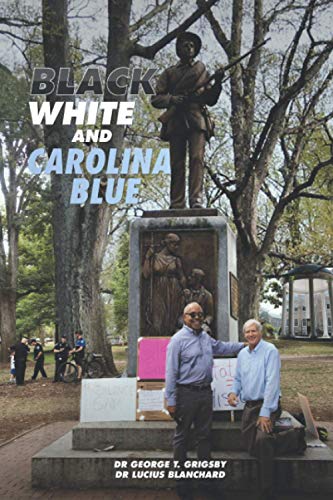 Black White and Carolina Blue