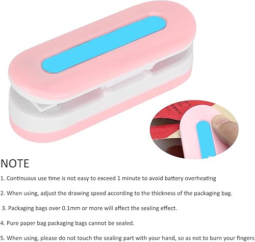 Miniatura 8 de Máquina de sellado Sellador Laminador Simple Fast Handheld Mini Máquina de laminación sencilla Pequeña Sellos de Sobre Humedecedores