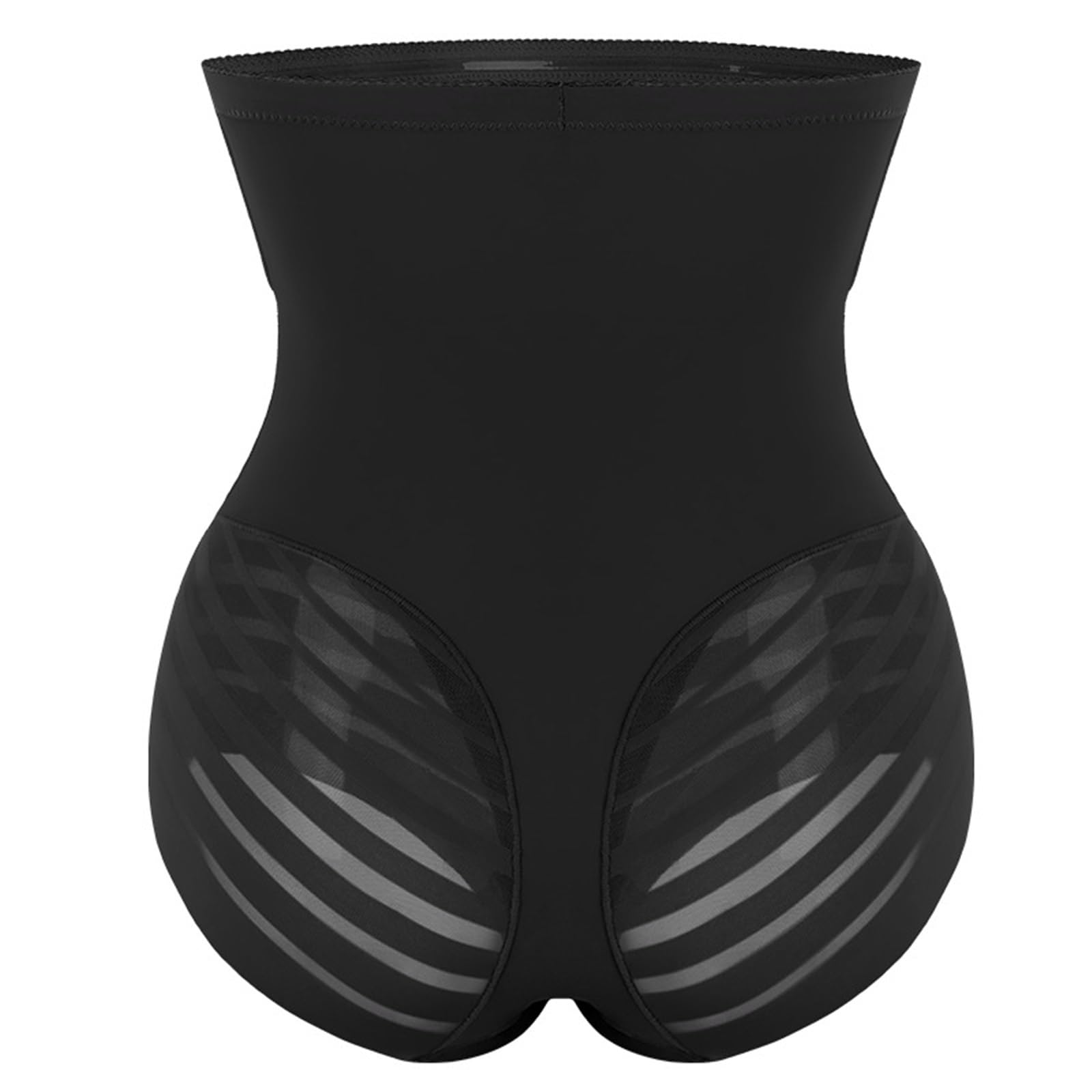 Faja Reductora Mujer Adelgazante Bragas Moldeadoras De Encaje con Tiras For Mujer, Sin Costuras, De Cintura Alta, Moldeadoras De Glúteos(Black,S)