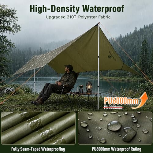 17x10FT Lightweight Camping Rain Fly