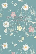 Blue Cute Frayed Flower Address Book (Address Books) (Volume 4)