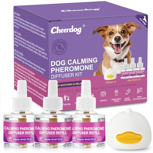 Cheerdog Dog Calming Pheromone Diffuser, Pet Calming Diffuser for Dog