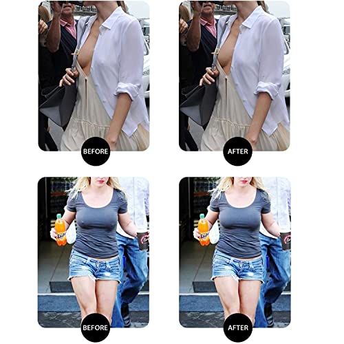 Image of Promking Breast Pasties Lift - Invisible Silicone Breast Lifting Adhesive Bra Reusable Nipple Covers for Women