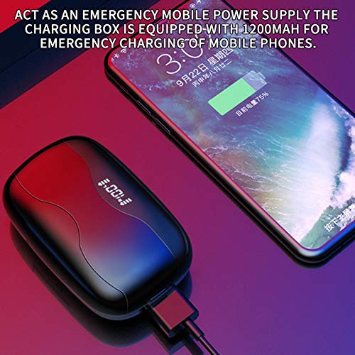 Fone de ouvido sem fio verdadeiro econômico IPX5 à prova d'água Fone de ouvido sem fio verdadeiro c