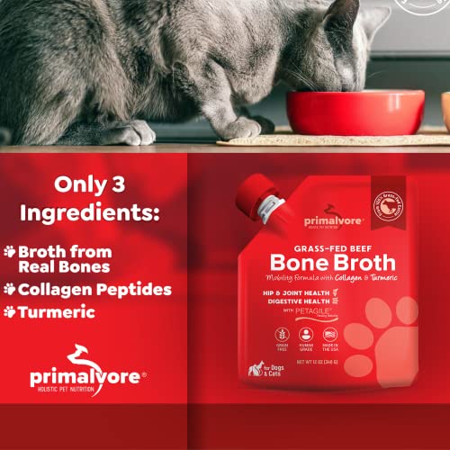 Primalvore-Grass-Fed-Beef-Bone-Broth-for-Dogs-Cats-Mobility-Formula-wCollagen-Peptides-to-Help-Support-Hip-Joints-Digestion-Skin-Coat-and-Hydration-Human-Grade-Made-in-USA-Beef-2-Pack - Cucciolini Doodles   Primalvore-Grass-Fed-Beef-Bone-Broth-for-Dogs-Cats-Mobility-Formula-wCollagen-Peptides-to-Help-Support-Hip-Joints-Digestion-Skin-Coat-and-Hydration-Human-Grade-Made-in-USA-Beef-2-Pack