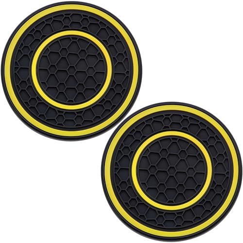 2 Pack Posavasos de Silicona para Auto 2.75 Pulg miniatura 1