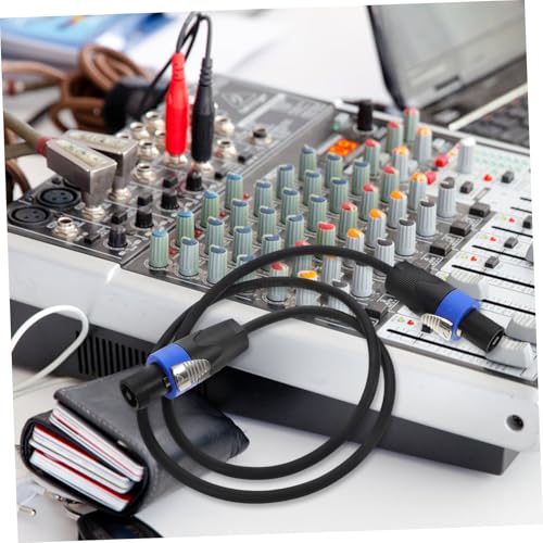Cable de audio para escenario BESPORTBLE de 2 piezas con reduccion de ruido y cable de altavoz 4