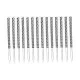 POPETPOP 12 Piezas Palitos Acrílicos con Strass para Dulces Resistentes y Decorativos para Fiestas para Cake Pops y Manzanas Caramelizadas