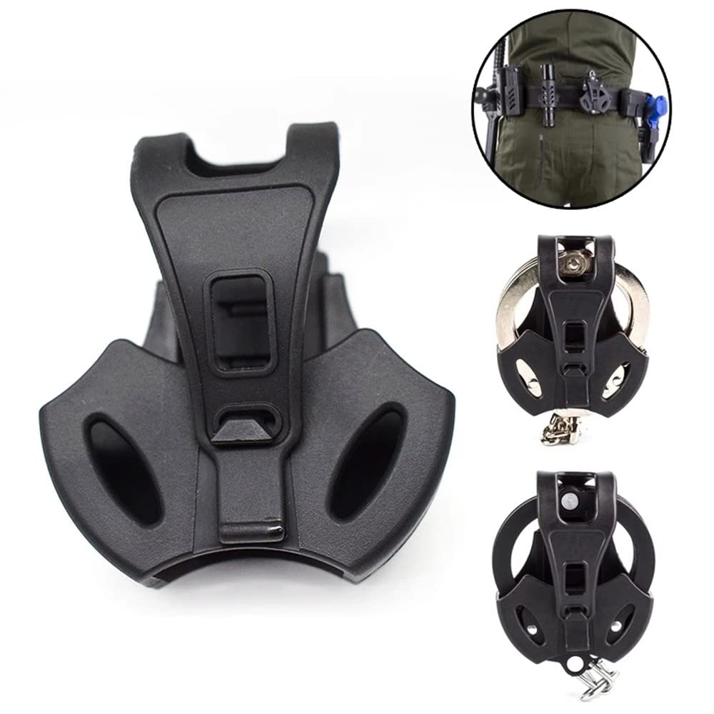 Porte Menottes,Étui pour Menottes Dissimuler Dégagement Rapide Ceinture de Porte Menottes pour Chasse Tactique Gilet