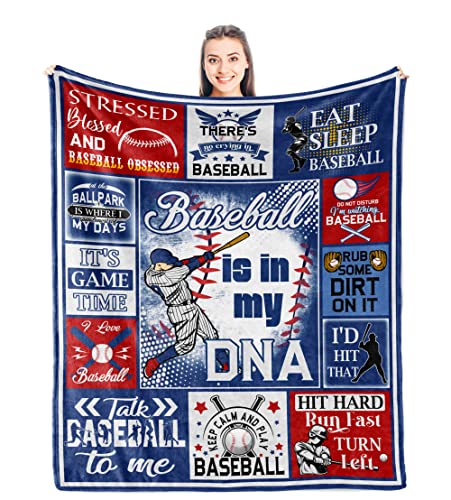 Baseball Gifts For Boys 8-12 - Baseball Coach Gifts - Baseball Gifts For Men For All Ages- Gifts For Boys Who Love Baseball - Baseball Player/Lover Gift - Baseball Team/Fan Gifts Blanket 50" X 60" #TOP5