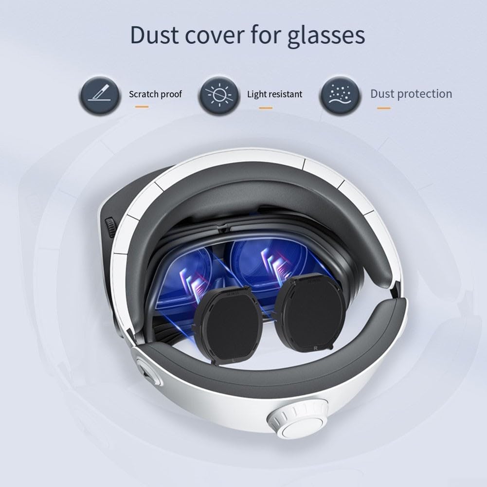 Lentilles VR pour PS VR2 avec cadre de protection magnétique anti-lumière bleue pour PlayStation VR 2 Démontage rapide Ajustement personnalisé