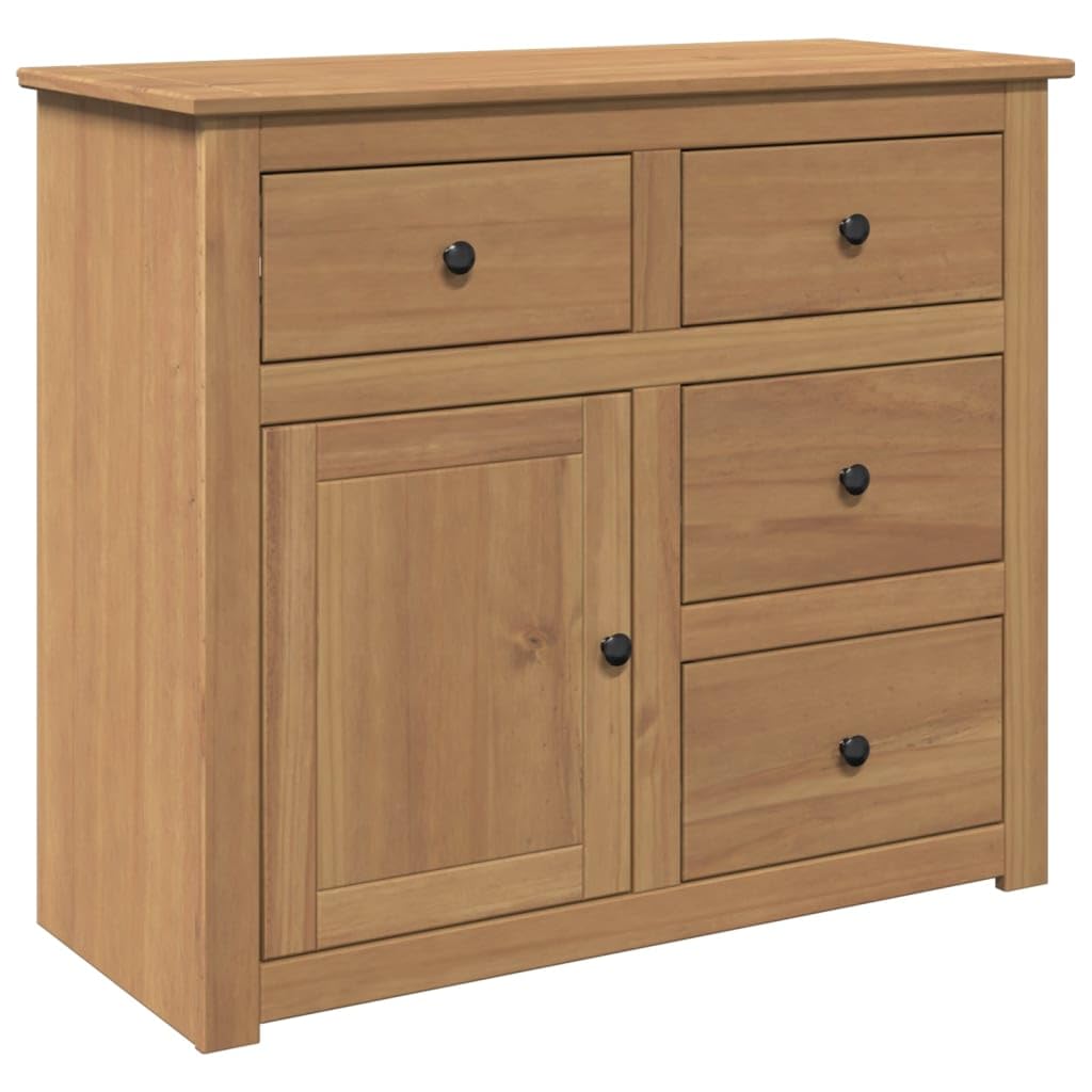 Panama Buffet avec tiroirs en bois massif de pin 93 x 40 x 80 cm