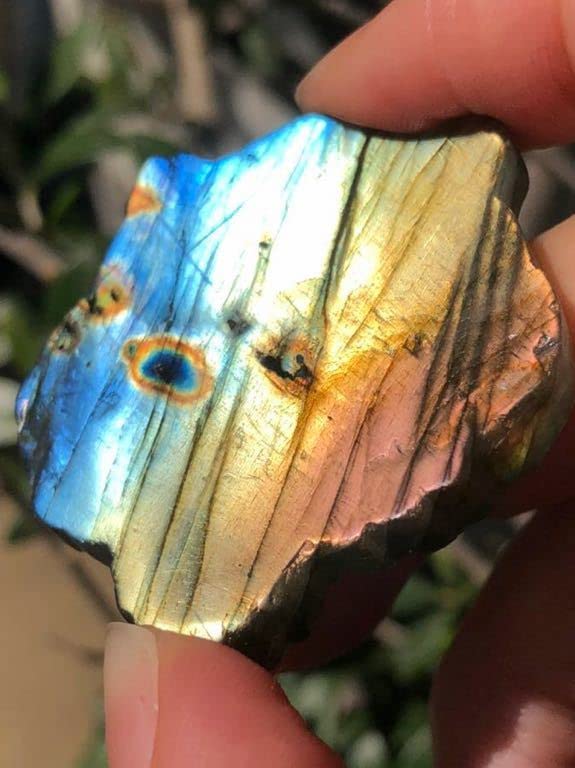 Amazon.co.jp: レア ラブラドライト レインボーシラー タイガー