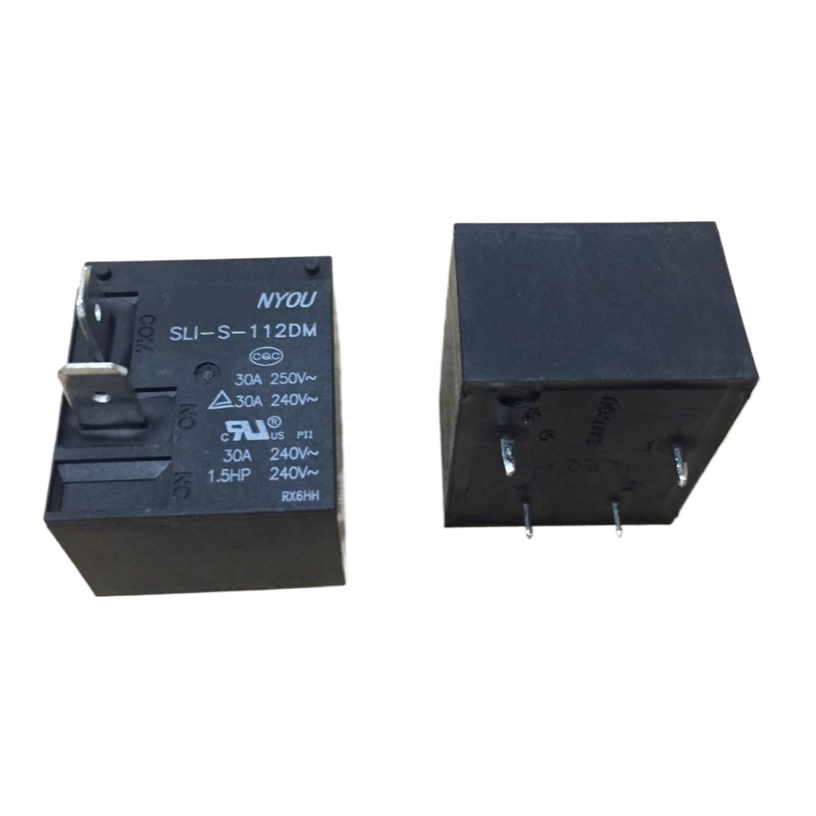 Relé SLI-S-112DM de 12 V CC, 30 A, 250 VA, for refrigerador, aire acondicionado, calentador de agua, lote de 10 unidades