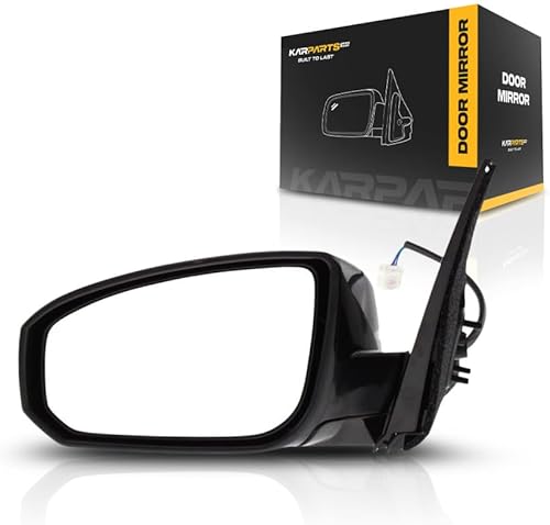 Espejo de puerta para Nissan Maxima 2004-2008 lado del conductor Potencia No calentado Pintura a juego Reemplazo para 96302ZK33E NI1320162