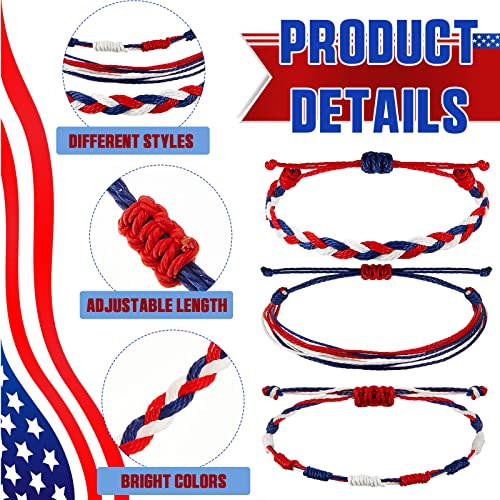 WILLBOND 6 Pieces Red String Bracelets Red Cord Bracelet Adjustable Knot String Bracelet Amulet for Protection, Evil Eye and Good Luck3