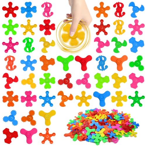 60 Pcs Mini Fidget Spinner Toys , Fidget Toys Bulk for Kids, Sensory Hand Fidget Pack Bulk | Anxiety Toys Stress Relief Reducer, Assorted Styles,...