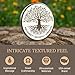 MilestoneMint Tree of Life AA Sobriety Coin - Affirmation Sobriety Chips, Recovery Coins, AA Chip, Sober Coin w/Serenity Prayer – 2D Raised Textured Medallion Included w/Capsule, Card, Pouch, Gift Set