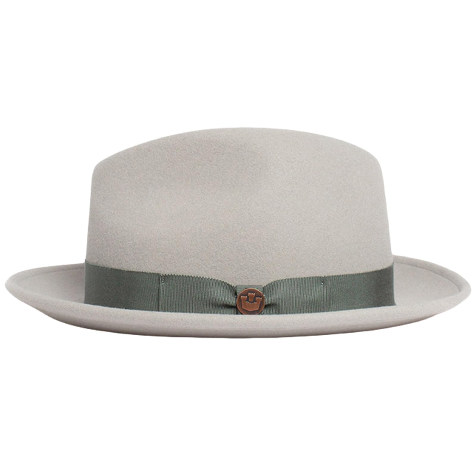 Luckgoni Women's Beige Wool Homburg Panama Hat Pork Pie Hat For Men Photo Props Western For Men Unisex Wear Headwear