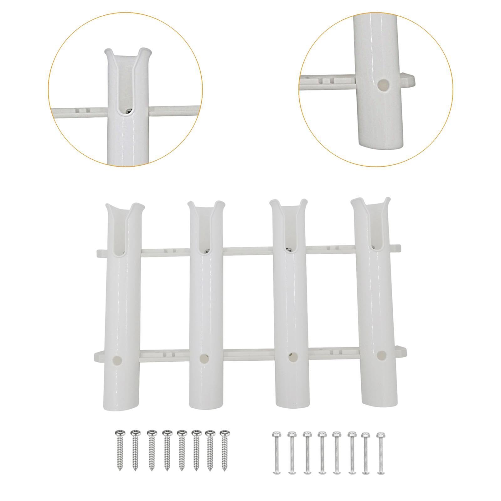 Fenteer Soporte de Pared para Cañas de Pescar. Soporte Portátil para Cañas de Pescar. Accesorios Estables Y Fáciles de Instalar. Capacidad Cañas. Estan